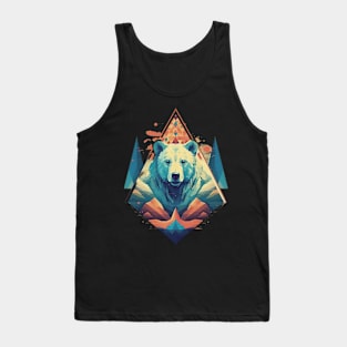 Abstract bear Tank Top